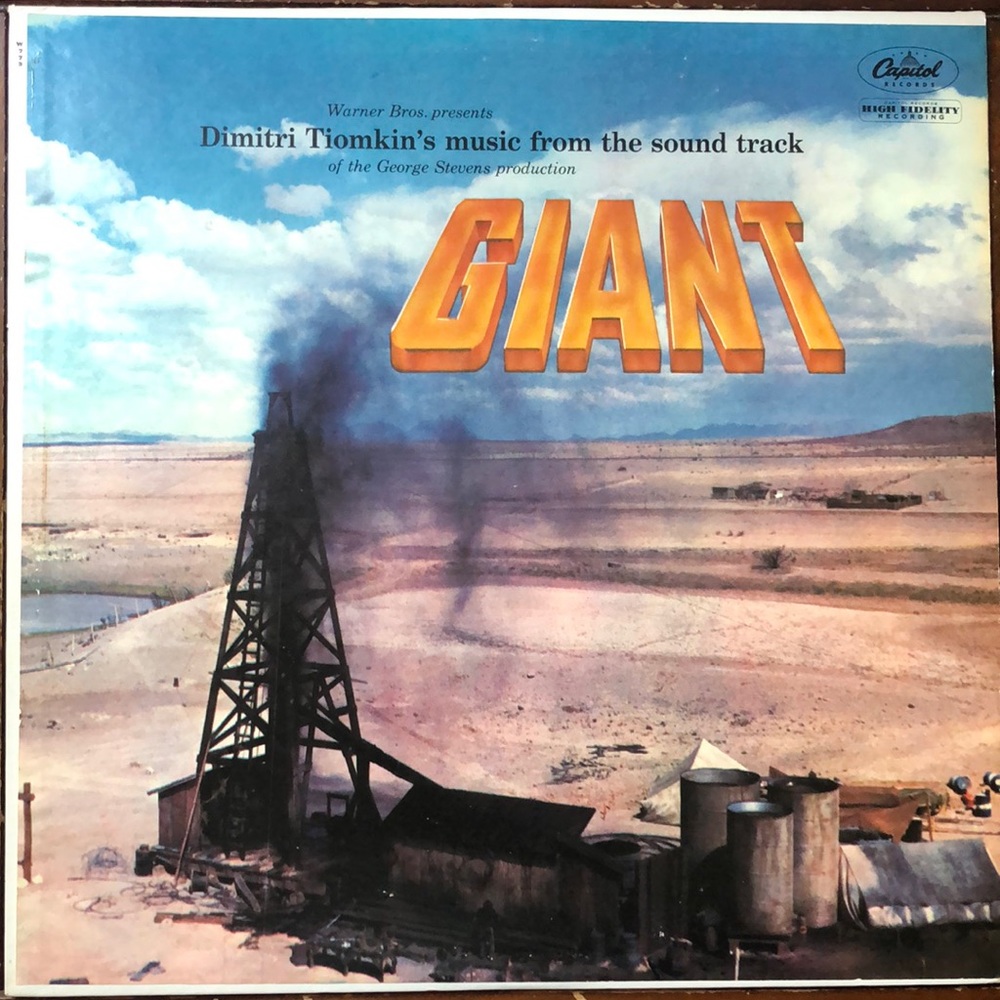 Dimitri Tiomkin Music From Giant Movie Soundtrack Vinyl Lp